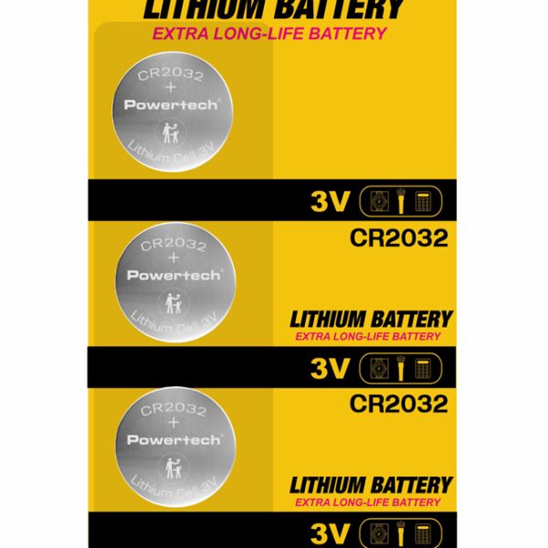 POWERTECH μπαταρίες λιθίου PT-1210, CR2032, 3V, 4τμχ