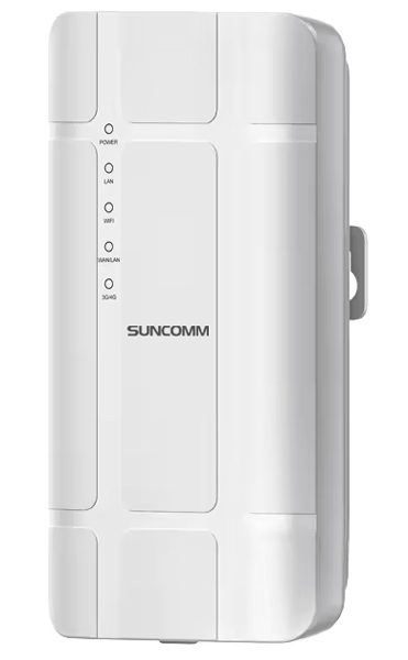 SUNCOMM outdoor 4G LTE CPE QC300K, 300Mbps Wi-Fi, 100Mbps LAN, IP65