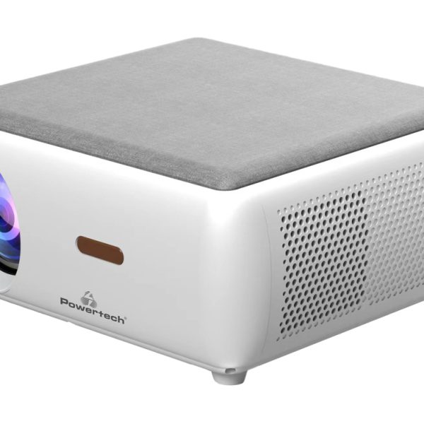 POWERTECH smart βιντεοπροβολέας PT-1242, 1080p, WiFi, Android, λευκός