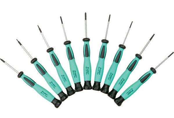 PROSKIT σετ κατσαβιδιών ακριβείας SD-0839, 9τμχ