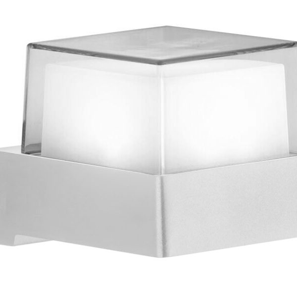 POWERTECH LED φωτιστικό τοίχου HLL-0156, 7W, 4000K, 560lm, IP65, λευκό