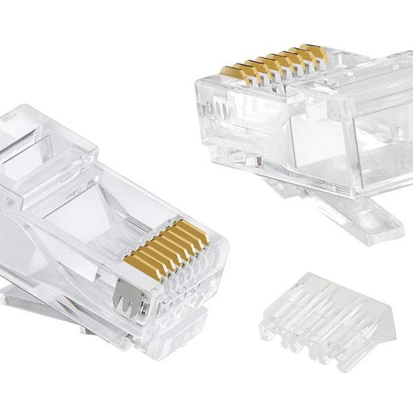 POWERTECH βύσμα RJ45 CAB-N352, Cat 6/6a UTP, modular, διάφανο, 50τμχ
