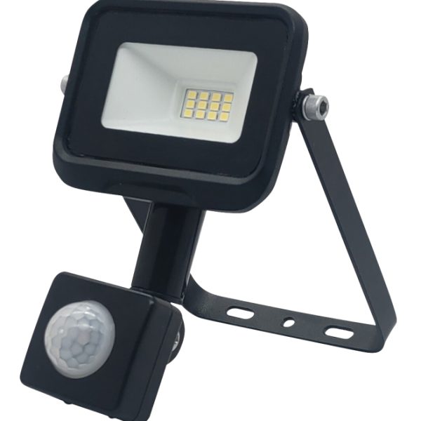 POWERTECH LED προβολέας PT-1260, με αισθητήρα κίνησης, 10W, 4000K, IP65