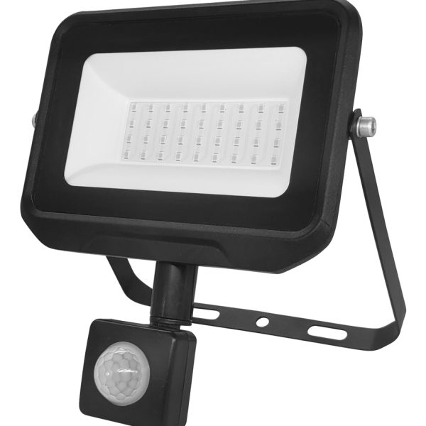 POWERTECH LED προβολέας PT-1262, με αισθητήρα κίνησης, 30W, 4000K, IP65