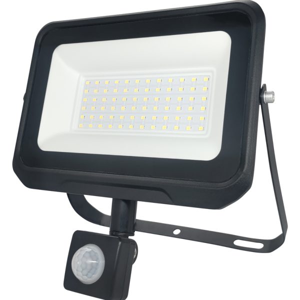 POWERTECH LED προβολέας PT-1263, με αισθητήρα κίνησης, 50W, 4000K, IP65