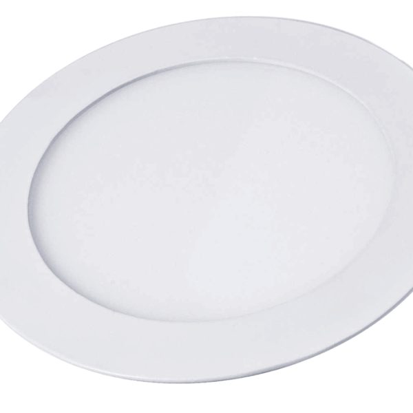 POWERTECH LED panel PT-1270 χωνευτό, 18W, Φ22cm, 4000K, 1440lm, λευκό