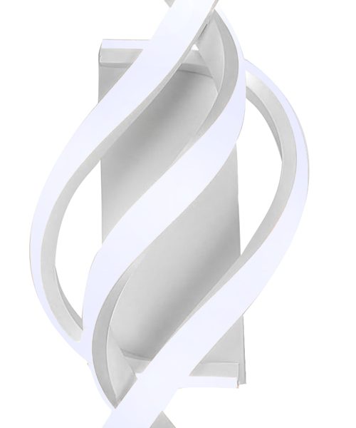 POWERTECH LED φωτιστικό τοίχου HLL-0168, 12W, 4000K, 960lm, λευκό