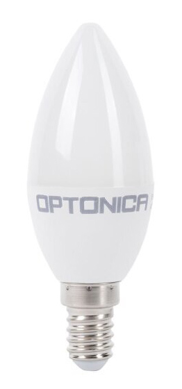 OPTONICA LED λάμπα candle C37 1428, 8W, 6000K, 710lm, E14