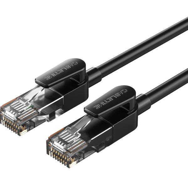 CABLETIME καλώδιο δικτύου CT-CAT6U, CAT 6 UTP, 250 MHz, CCA, 2m, μαύρο