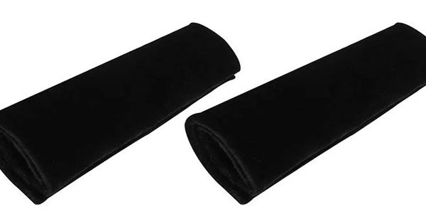 PROPLUS μαξιλαράκια ζώνης αυτοκινήτου 210240, μαύρα, 2τμχ