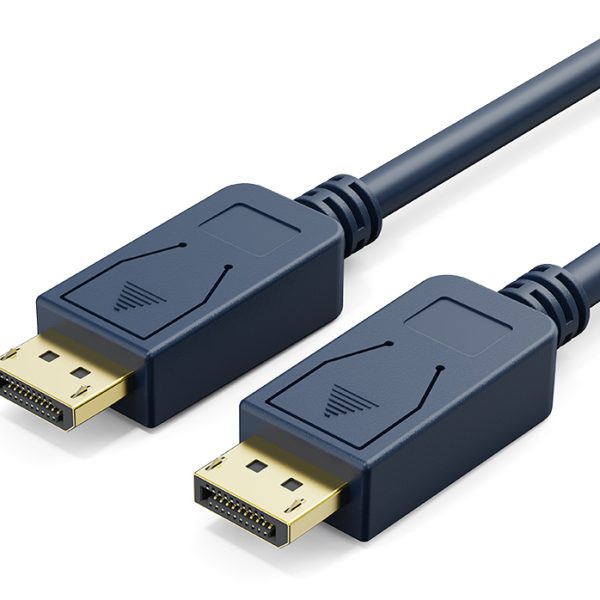 CABLETIME καλώδιο DisplayPort CT-01G, 4K/60Hz, 18 Gbps, 0.5m, μπλε