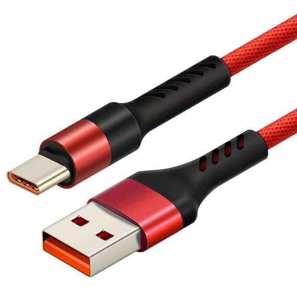 CABLETIME καλώδιο USB-C σε USB CT-PU32, 2.4A, 480Mbps, 1m, κόκκινο