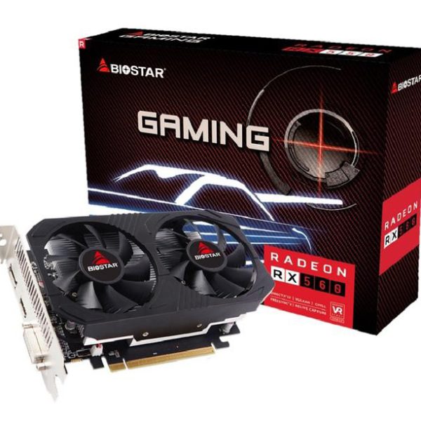 BIOSTAR VGA Radeon RX560 VA5615RF41, DDR5 4GB, 128bit
