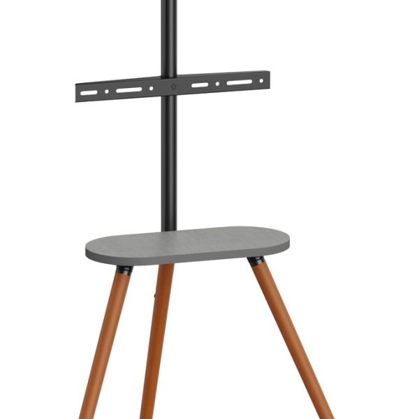 BRATECK βάση τηλεόρασης δαπέδου FS28-44F-04, 43-65", έως 35kg, με ράφι