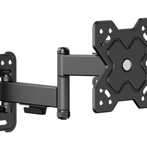 POWERTECH επιτοίχια βάση τηλεόρασης PT-1278, 13-32", έως 20kg, full motion