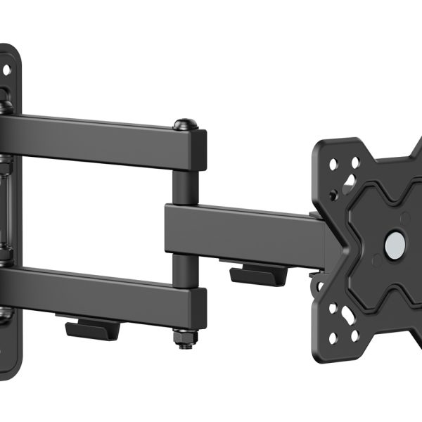 POWERTECH επιτοίχια βάση τηλεόρασης PT-1279, 13-32", έως 20kg, full motion