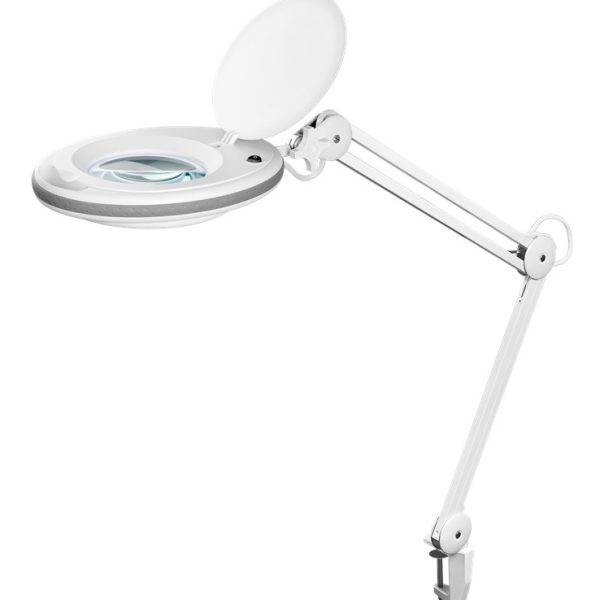 GOOBAY μεγεθυντικός φακός 60361 με σφιγκτήρα, LED, 3 διόπτρες, λευκός