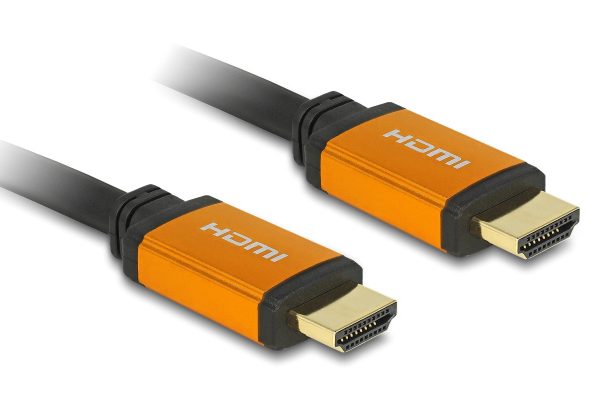 DELOCK καλώδιο HDMI 85727, 8K/60Hz, 48 Gbps, eARC, HDR, 1m, μαύρο
