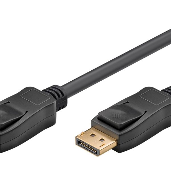 GOOBAY καλώδιο DisplayPort 65808 Certified, 8K/60Hz 32.4 Gbps, 1m, μαύρο