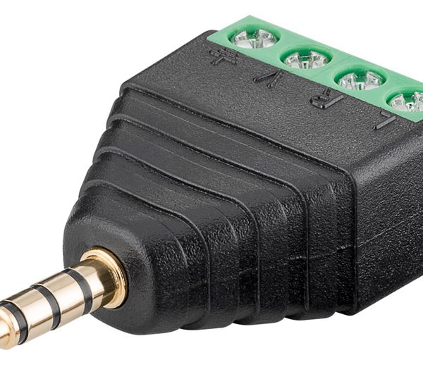 GOOBAY βύσμα 3.5mm σε Terminal Block 4-pin 59198