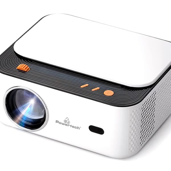 POWERTECH βιντεοπροβολέας PT-1307, 1080p, 300 ANSI lumens, λευκός