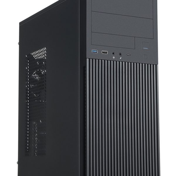 POWERTECH PC Case PT-1308 με 550W PSU, ATX, 330x175x405mm, μαύρο