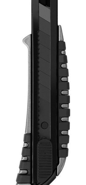 DELI κοπίδι DL4256 με αυτόματο κλείδωμα, μεταλλικό, 18mm, γκρι