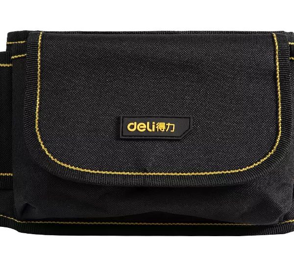 DELI εργαλειοθήκη μέσης DL5864, υφασμάτινη, 60x14.5x5cm, μαύρη