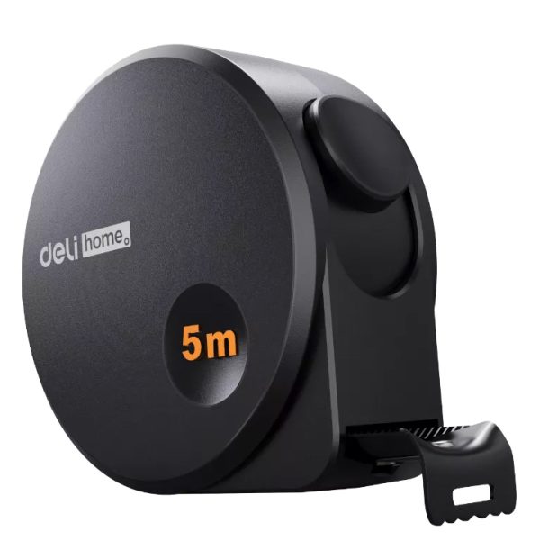 DELI μέτρο HT8519 με αυτόματη επαναφορά & κλείδωμα, 19mm x 5m