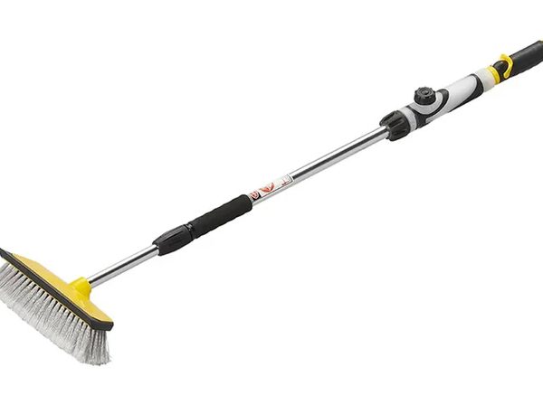 PROPLUS βούρτσα πλυσίματος 150689, τηλεσκοπική έως 1.5m, κίτρινη