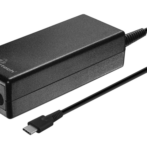 POWERTECH φορτιστής laptop PT-1319, USB-C PD 3.0, universal, 65W, μαύρος