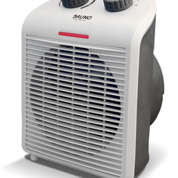 BRUNO 2 σε 1 αερόθερμο δωματίου BRN-0211, 2000W, με ανεμιστήρα, λευκό