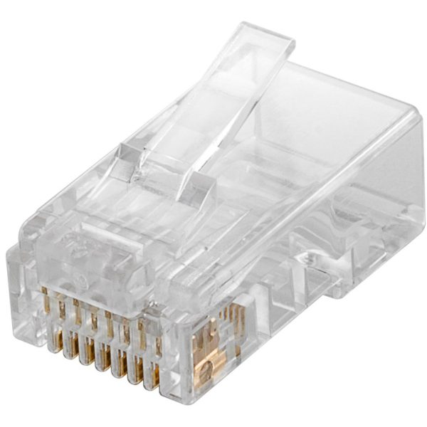 GOOBAY βύσμα RJ45 93828, CAT 6 UTP, διάφανο, 10τμχ