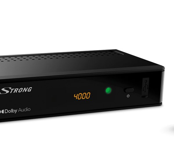 STRONG ψηφιακός δέκτης SRT8215 με τηλεχειριστήριο, DVB-T2, HEVC