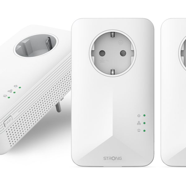 STRONG Powerline Kit POWERL1000TRIEUV2, Passthrough, 1000Mbps, 3τμχ