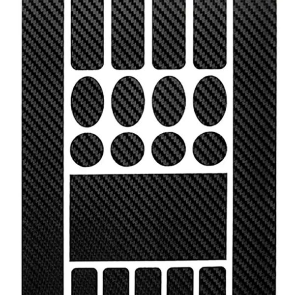 Προστατευτικά αυτοκόλλητα σκελετού ποδηλάτου RW39, μαύρα, 20τμχ