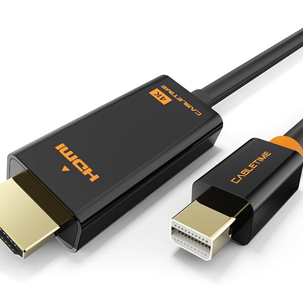 CABLETIME καλώδιο mini DisplayPort σε HDMI CT-AV588-03G4K, 4K/30Hz, 1.8m, μαύρο