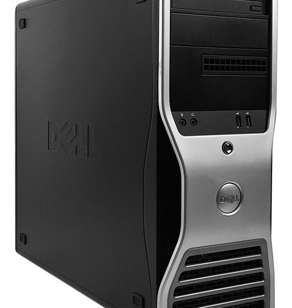 DELL PC Precision T5400 Tower, Refurbished Grade A Repainted, E5440, 4GB, 320GB, ATI FireGL V3600, DVD, FreeDOS