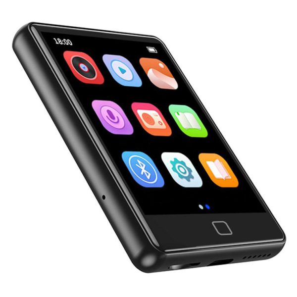 RUIZU MP3 player M20 με οθόνη αφής 2.8", 16GB, ελληνικό μενού, μαύρο