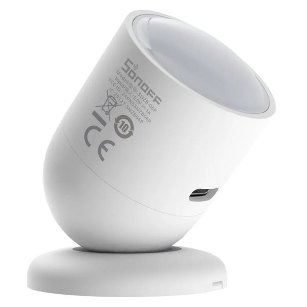 SONOFF smart ανιχνευτής κίνησης SNZB-06P με αισθητήρα φωτός, ZigBee, λευκός