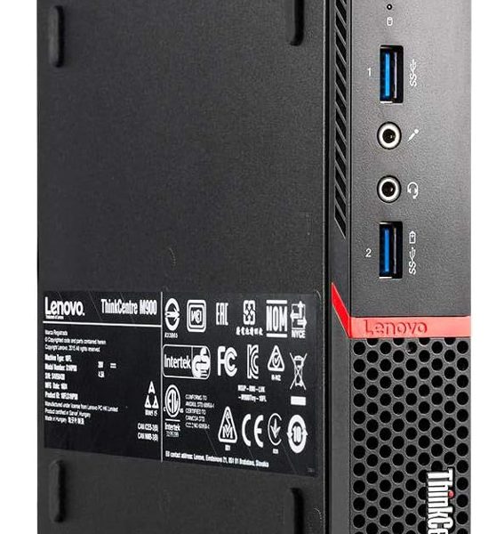 LENOVO PC ThinkCentre M900 Tiny, Refurbished Grade A Repainted, i5-6400T, 4GB, 500GB HDD, FreeDOS