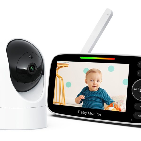 POWERTECH ενδοεπικοινωνία μωρού PT-1344 με κάμερα & οθόνη 4.3", 480p, PTZ