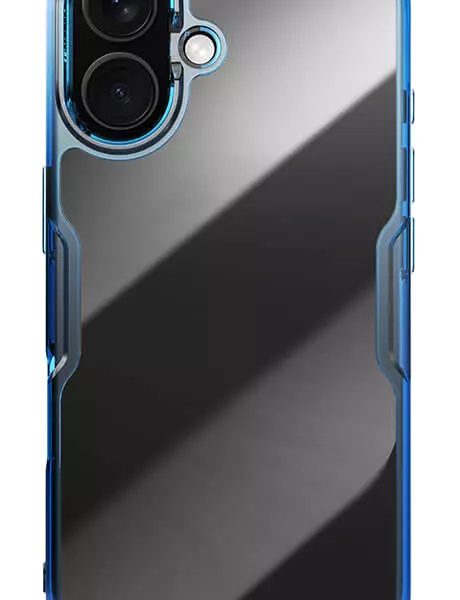 NILLKIN θήκη Nature TPU Pro για iPhone 16, διάφανη-μπλε