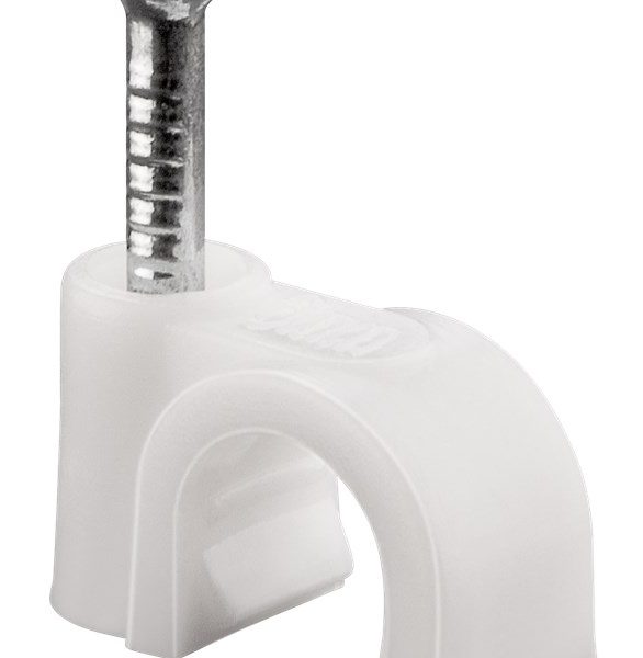 GOOBAY ρόκα στήριξης καλωδίων 17078, 6mm, λευκό, 100τμχ