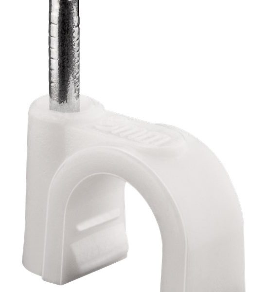 GOOBAY ρόκα στήριξης καλωδίων 17080, 8mm, λευκό, 100τμχ