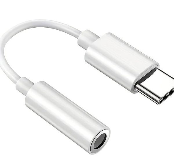 POWERTECH αντάπτορας USB-C σε 3.5mm CAB-UC088, λευκός