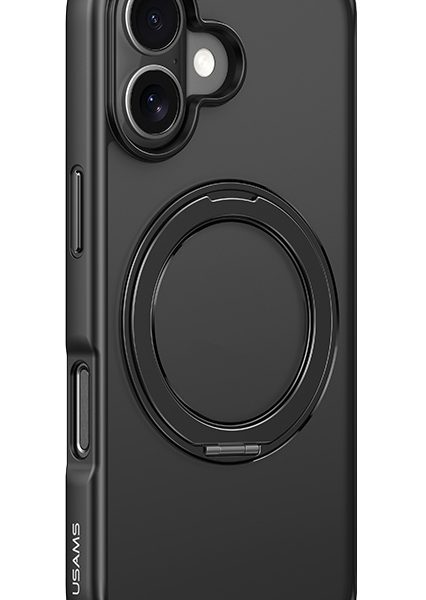 USAMS θήκη GZ US-BH893 για iPhone 16, διάφανη/μαύρη