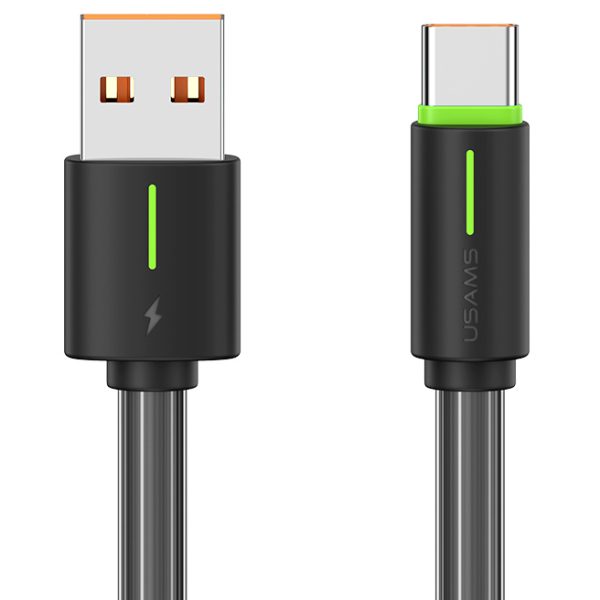 USAMS καλώδιο USB-C σε USB US-SJ732, 3A, 480Mbps, 1m, μαύρο