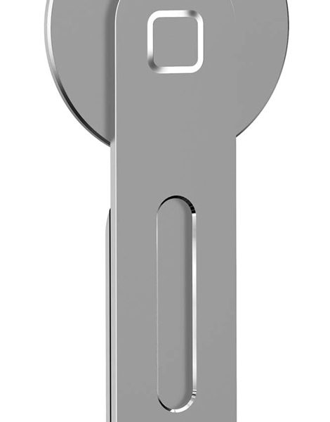 POWERTECH βάση για smartphone PT-1352, μαγνητική, ασημί