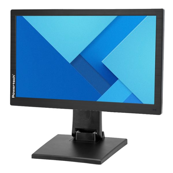 POWERTECH οθόνη αφής PT-1367, IPS LED, 15.6" 1920x1080, HDMI/VGA/USB, μαύρη